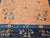 Antique Chinese Peking Rug, Hand-Knotted Wool, Pale Peach, Navy, 9' x 12' For Sale - Image 4 of 18