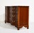 Mid 20th Century Mid Century Georgian Mahogany Serpentine Dresser With Brass Bail Hardware For Sale - Image 5 of 12