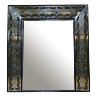 Backlit Mirror by Luigi Brusotti, Italy, 1940s For Sale
