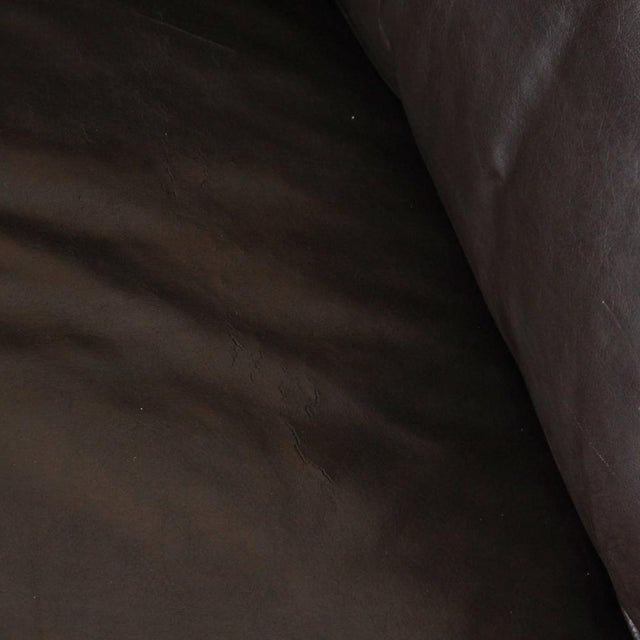 Model 2442 2-Seater Sofa in Brown Leather by Børge Mogensen for Fredericia, 1970s For Sale - Image 15 of 16