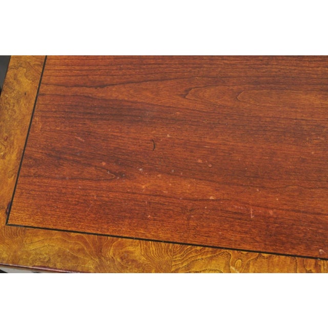 Ethan Allen Townhouse 2 Drawer Night Table Nightstand Curule Regency Style, Pair For Sale - Image 13 of 18