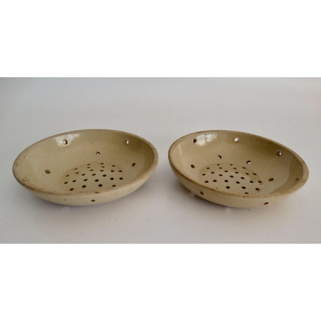 19th-Century French Cheese Mold Moule À Fromage, Pair For Sale - Image 4 of 7
