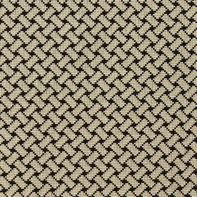 Sample - Schumacher Bristol Weave Fabric in Espresso For Sale