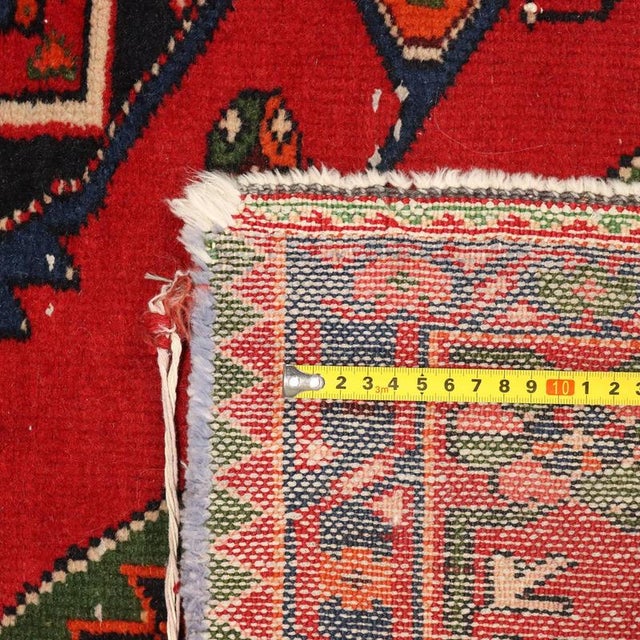 Textile Middle Eastern Mazlagan Rug in Wool For Sale - Image 7 of 8