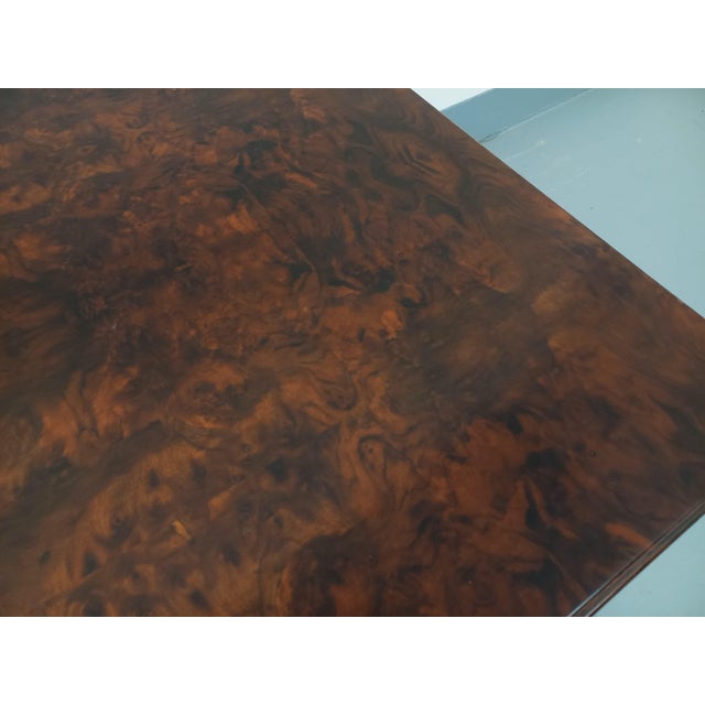 Vintage Rectangular Coffee Table in Elm and Burl, 1970s For Sale - Image 16 of 18