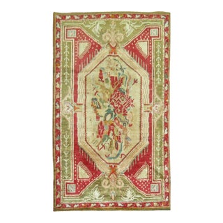 Zabihi Collection Antique Turkish Ghiordes Rug - 3'11" x 6' For Sale