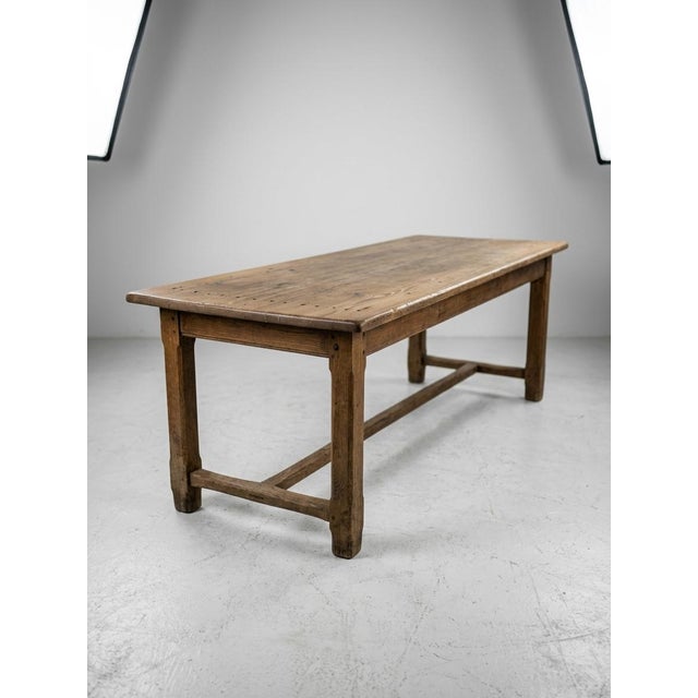 Antique French Farmhouse Table, 1880 For Sale - Image 4 of 4