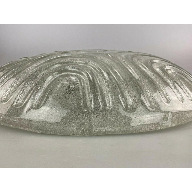 Ice Glass Plafoniere Flush Mount from Hillebrand Lighting, 1960s For Sale - Image 6 of 12