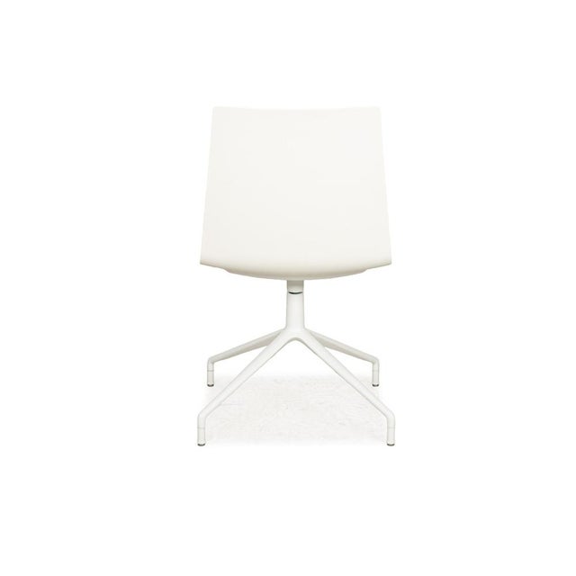 White Plastic Chairs from Andreu World, Set of 6 For Sale - Image 9 of 12