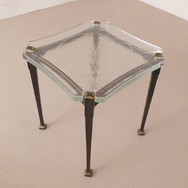 Lothar Klute Design Brutalist Coffee Table Forged Bronze, 1980, in Flawless conditions. Designed 1980 to 1989 I have...