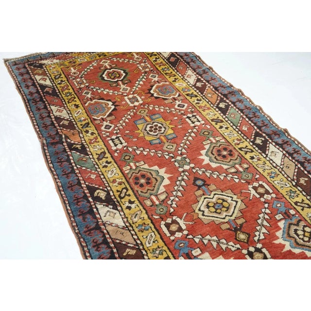 Antique Kazak Rug 3'8'' x 8'1'' For Sale In New York - Image 6 of 9