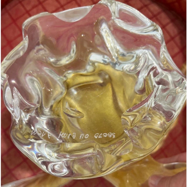 Glass Golden Eagle From Murano, Italy For Sale - Image 7 of 7