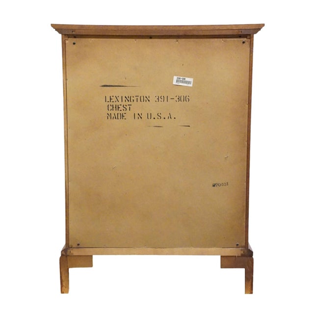Lexington Furniture Victorian Sampler Collection Quarter Sawn Oak 32" Chest of Drawers 391-306 For Sale - Image 12 of 15