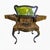 Antique Venetian Style Lacquered Wood Vanity Table and Desk With Folding Storage Wings and Mirror For Sale - Image 13 of 18