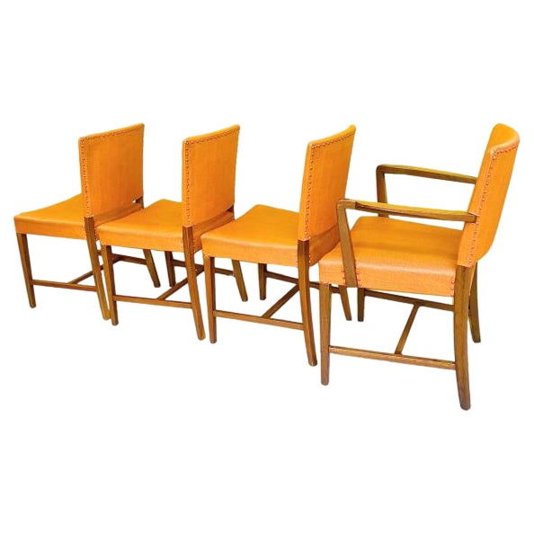 Vintage Danish Dining Room Chairs, Set of 4 For Sale