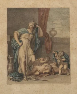 Francesco Bartolozzi, Tragedy, Engraving on Paper