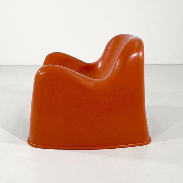 Artemide Orange Toga Chair by Sergio Mazza for Artemide, 1960s For Sale - Image 4 of 9