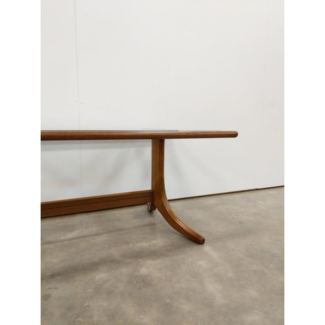Wood Vintage Mid Century Modern Coffee Table Attributed to Nathan Furniture For Sale - Image 7 of 8