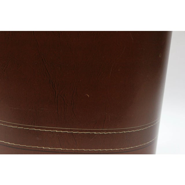 Vintage Cheinco "Pocketbook" Tin Litho Wastebasket For Sale - Image 11 of 13