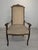 Brown Antique Louis XV Armchair with Springs, 1920s For Sale - Image 8 of 15