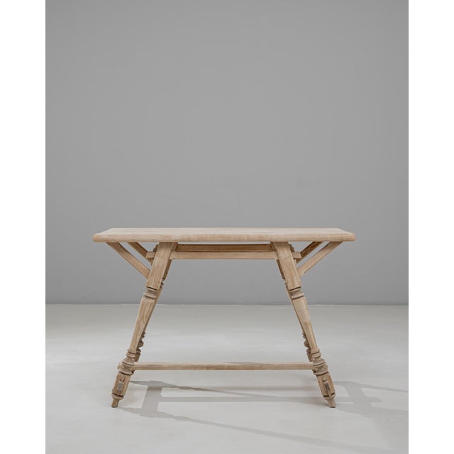 Wood 20th Century Austrian Alpine Wooden Console Table For Sale - Image 7 of 18