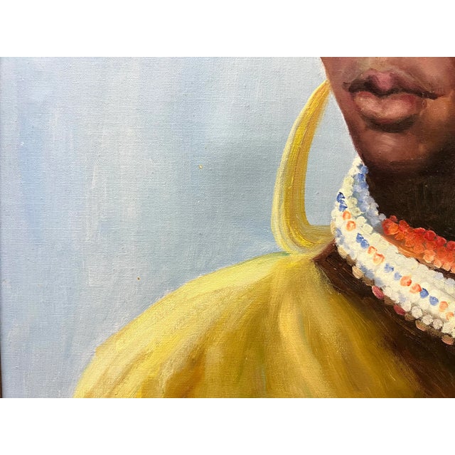 Vintage Portrait of Tribal Woman For Sale - Image 9 of 11