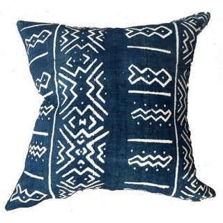 African Indigo "Chandra" Pillow For Sale
