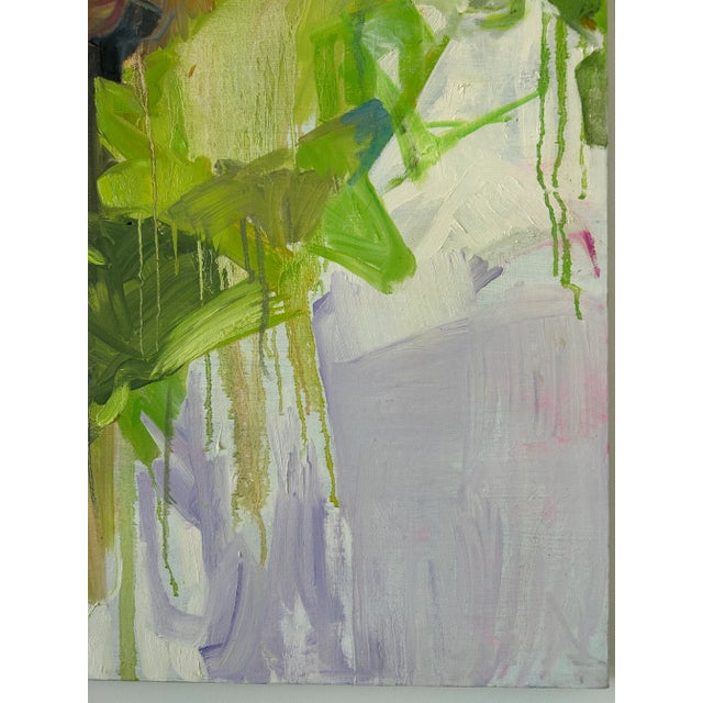 "STILLNESS IN MOTION" Vintage original oil painting on canvas. Framed, signed and dated. Ready to hang. 30" x 40" VINTAGE...