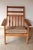 Bernt Petersen H680/690 Series Solid Oak Armchair & Stool Set by Bernt Petersen for Schiang, 1960s For Sale - Image 4 of 9