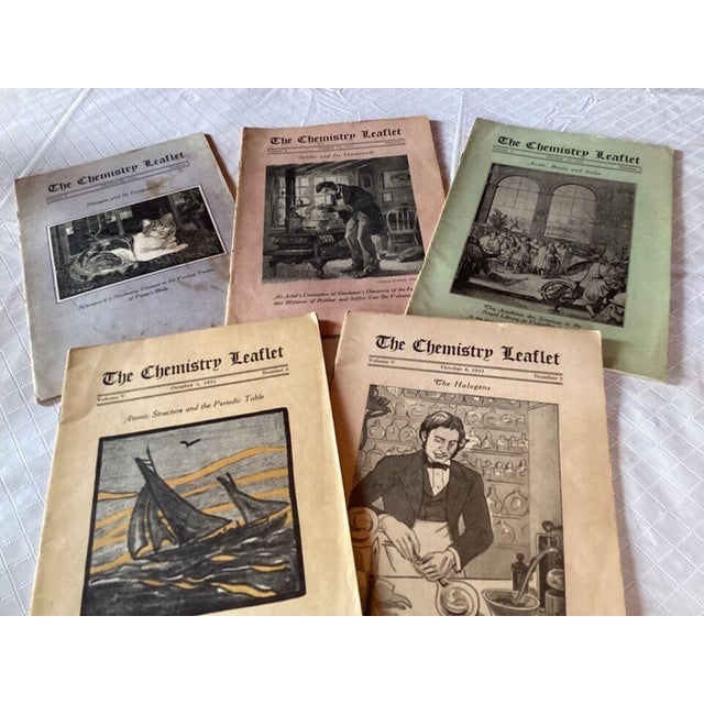 Paper The Chemistry Leaflet, Volume v 1931, Ten Weekly Issues, 32 Pages Per Issue For Sale - Image 7 of 7