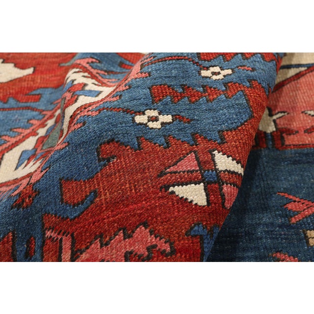 Late 19th Century Persian Serapi Rug, 10'09 X 18'10 For Sale In Dallas - Image 6 of 10