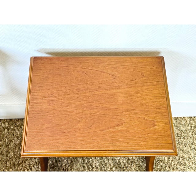 Scandinavian Teak Nesting Tables, 1960s, Set of 3 For Sale - Image 6 of 17