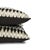 Not Yet Made - Made To Order Black Gray & White Geometric Velvet Pillow Cover For Sale - Image 5 of 8