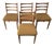 Vintage Dining Chairs with Mustard Fabric Upholstery from Schreiber, 1960s, Set of 4 For Sale