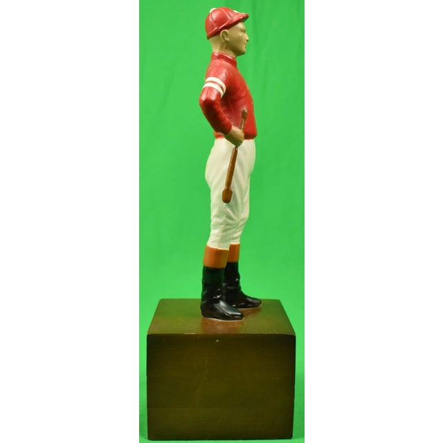 Mid 20th Century the "21" Club Jockey Bookend/Statue For Sale - Image 4 of 7