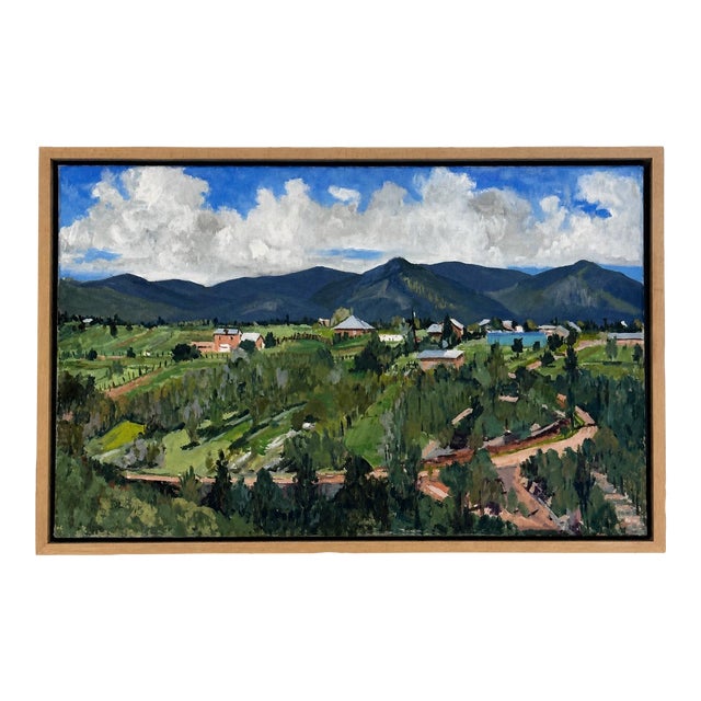 David Loren Bass Colorado Landscape Painting | Oil on Canvas | 16 X 24 | Framed For Sale