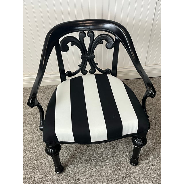 Metal 1970’s Palm Leaf Arthur Court Aluminum Table and Chairs For Sale - Image 7 of 8