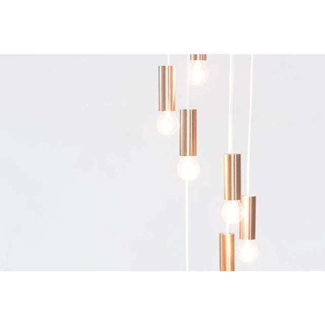 Copper Copper Colored Cascading Light from Raak Amsterdam For Sale - Image 8 of 9