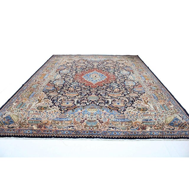 Hand-Knotted Kashmar Rug For Sale - Image 4 of 11