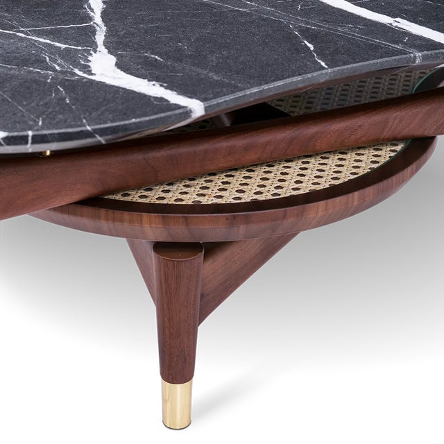 Mid-Century Modern Franco Center Table by Essential Home For Sale - Image 3 of 5