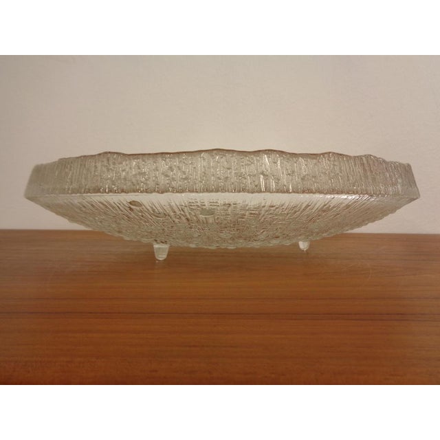 1960s Large Glass Bowl by Tapio Wirkkala for Iittala, Finland, 1960s For Sale - Image 5 of 14