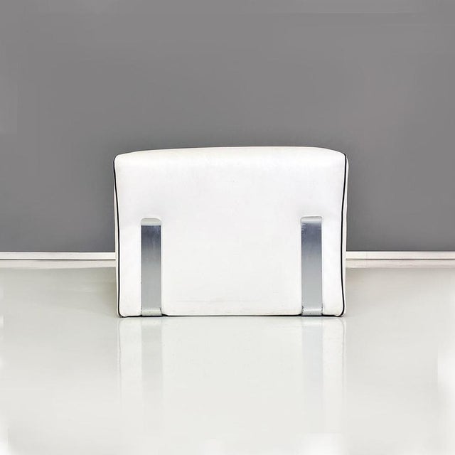 Black Set of Modern Italian Leather and Steel Armchairs attributed to Kazuhide Takahama for Gavina, 1970s For Sale - Image 8 of 13