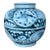 Chinoiserie Indigo Jar For Sale
