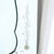 1950s Mid-Century Reverse Etched Mirror W/ Scalloped Inner Border & Florets For Sale - Image 5 of 10