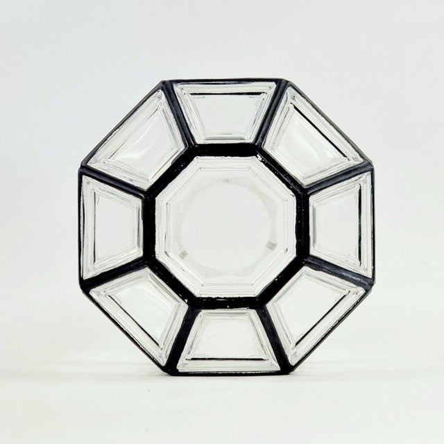 Mid-Century Glass and Brass Pendants from Limburg, Germany, 1960s-1970s, Set of 2 For Sale - Image 12 of 13