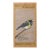 Late 20th Century Mughal Style Miniature Goldfinch Bird Painting For Sale
