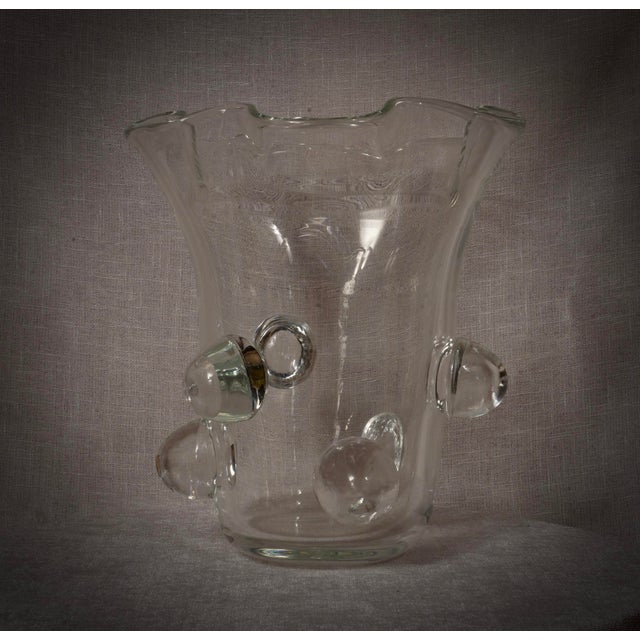 Mid-Century Murano Art Glass Vase, 2000s For Sale - Image 4 of 9