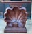 Hollywood Regency Hollywood Regency Style Carve Wood & Composition Shell Form Console Table For Sale - Image 3 of 6