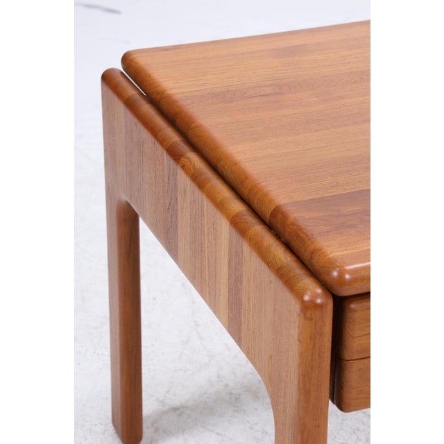 Mid-Century Wooden Desk with Drawer on Casters For Sale - Image 12 of 18