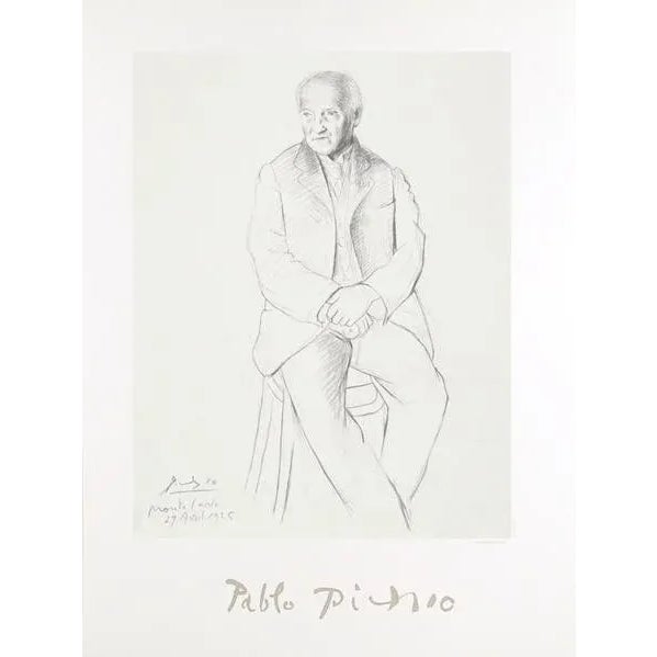Portrait du Maitre de Ballet de la Scala de Milan Pablo Picasso Year: of Original: 1925 | Year Printed: 1979-1982 Medium:...